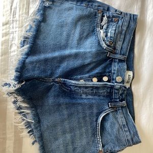 AGOLDE DENIM SHORTS